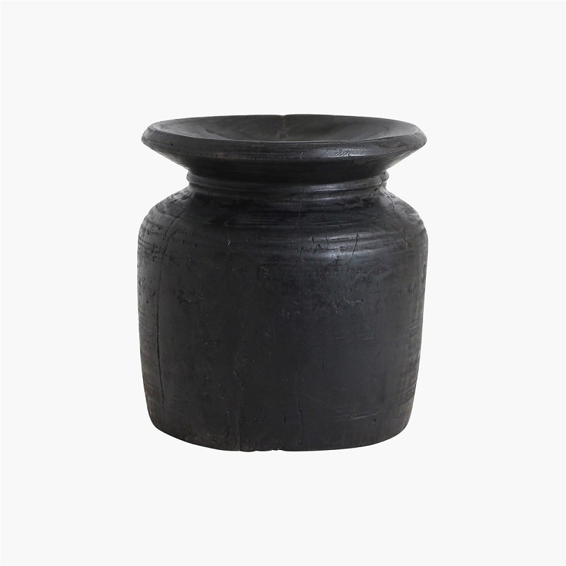 VINTAGE POT NEPAL BLACK XL